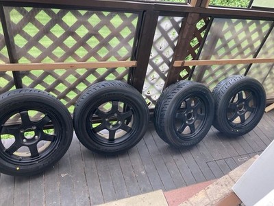 JDM RAYS VOLK Racing TE37 145.5j+35 4H PCD100 DIREZZA ZⅢ 175/60R14 4Bo (No Tires)