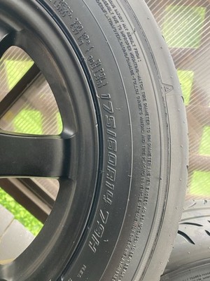 JDM RAYS VOLK Racing TE37 145.5j+35 4H PCD100 DIREZZA ZⅢ 175/60R14 4Bo (No Tires) - Image 6