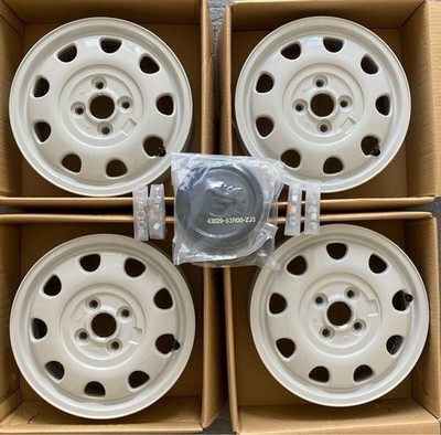 JDM Rare with nuts new car Spacia MK53 ENKEI tinki genuine 4-Wheel Set whee (No Tires) - Image 2