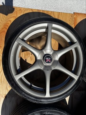 JDM Nissan BNR34 Skyline R34GT-R Genuine Wheels 18-inch PCD114.3 br Ni (No Tires) - Image 3