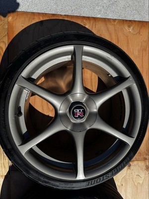 JDM Nissan BNR34 Skyline R34GT-R Genuine Wheels 18-inch PCD114.3 br Ni (No Tires) - Image 4