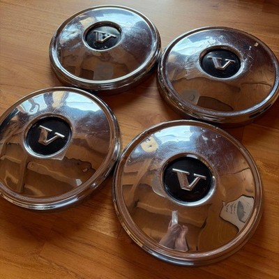 JDM 1965-1970 Volvo P Amazon dog plate wheel caps set of 4 (No Tires)