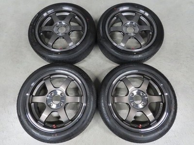 JDM VOLK TE37SL 165/55R15 Super Lap Sonic Bridgestone 5.5J +44 PCD100 (No Tires)