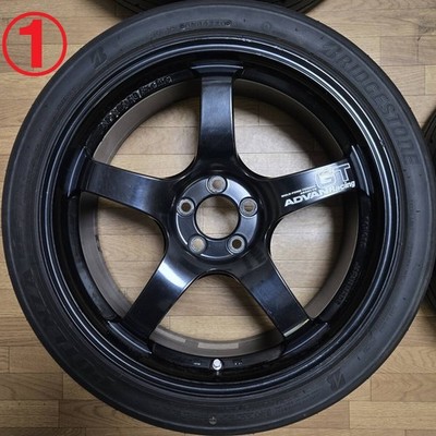 JDM Rare 18x8J +45 PCD100 ADVAN Racing GT forging Brembo STI BRZ 86 Leg (No Tires) - Image 2