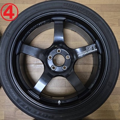 JDM Rare 18x8J +45 PCD100 ADVAN Racing GT forging Brembo STI BRZ 86 Leg (No Tires) - Image 5