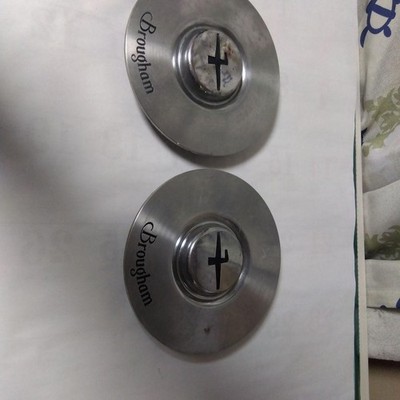 JDM Nissan Brougham Wheel Caps Set of 2 Individual (No Tires) - Image 2
