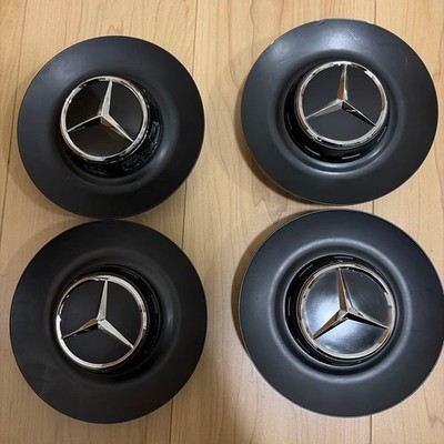 JDM Genuine Mercedes-Benz AMG Wheel Center Caps Set of 4 Individual (No Tires)