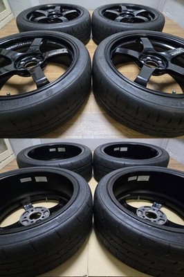 JDM Rare 18x8J +45 PCD100 ADVAN Racing GT forging Brembo STI BRZ 86 Leg (No Tires) - Image 8