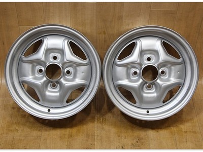 JDM C78 Old Car Rare Nissan Genuine Iron Steel Wheels 14X5J+25 PCD114. (No Tires)