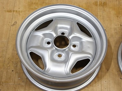 JDM C78 Old Car Rare Nissan Genuine Iron Steel Wheels 14X5J+25 PCD114. (No Tires) - Image 4