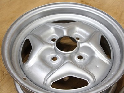 JDM C78 Old Car Rare Nissan Genuine Iron Steel Wheels 14X5J+25 PCD114. (No Tires) - Image 7