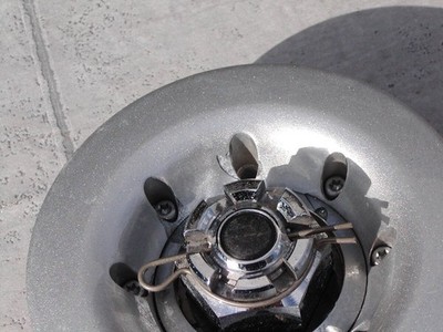 JDM Veilside Andrew Wheel Center Cap 1 piece Emblem Wheel Cap D V 2 (No Tires) - Image 4