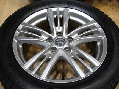 JDM C23 Nissan genuine Skyline V36 17X7.5J+45 PCD114.3 wheels with Goo (No Tires) - Image 4