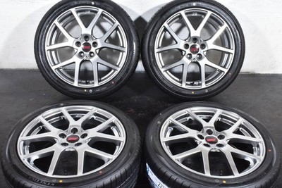 JDM Subaru Genuine Option STI 17-inchPCD100 7J +55KENDA KENETICA KR203 (No Tires)