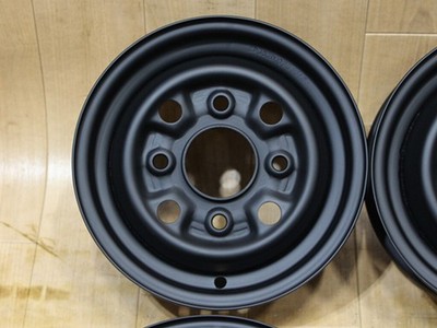 JDM B177 Showa era old car tin wheels genuine 10x3.5J +35 PCD114.3 4-h (No Tires) - Image 2