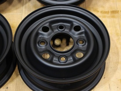 JDM B177 Showa era old car tin wheels genuine 10x3.5J +35 PCD114.3 4-h (No Tires) - Image 5
