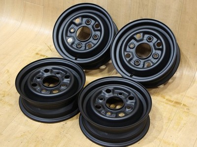 JDM B177 Showa era old car tin wheels genuine 10x3.5J +35 PCD114.3 4-h (No Tires) - Image 6