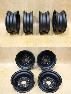 JDM B177 Showa era old car tin wheels genuine 10x3.5J +35 PCD114.3 4-h (No Tires) - Image 10