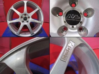 JDM 4-Wheel Set Used Yokohama AVS Model 7 7.0J+50 5H-100 Yokohama iceGU (No Tires) - Image 2