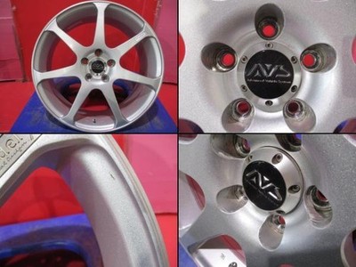 JDM 4-Wheel Set Used Yokohama AVS Model 7 7.0J+50 5H-100 Yokohama iceGU (No Tires) - Image 4