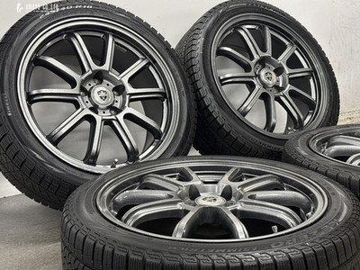 JDM Excellent Condition Esterosa 18in 8J +45 PCD114.3 Pirelli Ice Zero (No Tires) - Image 2