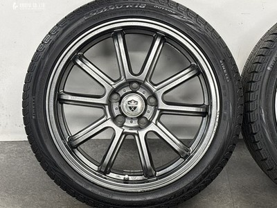 JDM Excellent Condition Esterosa 18in 8J +45 PCD114.3 Pirelli Ice Zero (No Tires) - Image 5