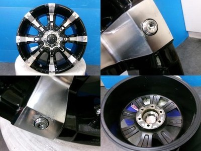 JDM 4-Wheel Set Deep Rim Black Crimson MG Beast 17-inch 8J +25 6H 6-hole PCD (No Tires) - Image 4