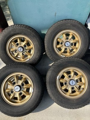 JDM Rare Enkei Mini 10-inch Aluminum Wheels 4-Wheel Set 4 1/3-B x 10 E4 (No Tires)
