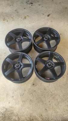 JDM SSR GTV01 18114.3/5H 7.5J +53 4-Wheel Set (No Tires)