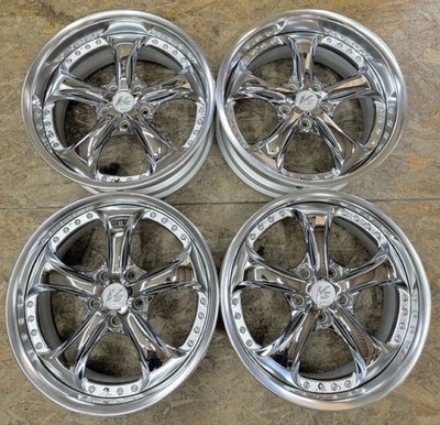 JDM RareWORK VS-KF 18x8J+38 9J+33 PCD114.3 5-hole 5H Chrome Plated Disc (No Tires)