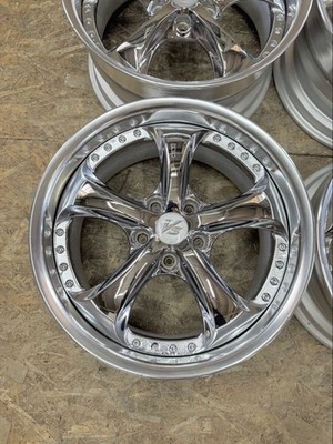 JDM RareWORK VS-KF 18x8J+38 9J+33 PCD114.3 5-hole 5H Chrome Plated Disc (No Tires) - Image 2