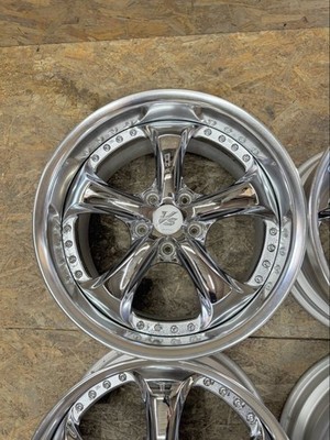 JDM RareWORK VS-KF 18x8J+38 9J+33 PCD114.3 5-hole 5H Chrome Plated Disc (No Tires) - Image 3