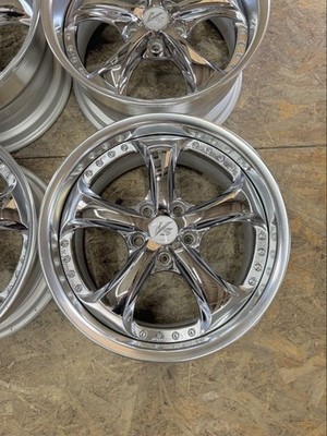 JDM RareWORK VS-KF 18x8J+38 9J+33 PCD114.3 5-hole 5H Chrome Plated Disc (No Tires) - Image 5