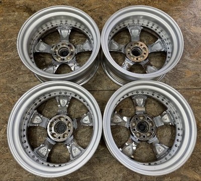 JDM RareWORK VS-KF 18x8J+38 9J+33 PCD114.3 5-hole 5H Chrome Plated Disc (No Tires) - Image 6