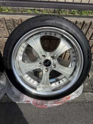 JDM WORK Euroline KH 18-inch wheels deep rim PCD 114.3 5H 8.5J with ti (No Tires)