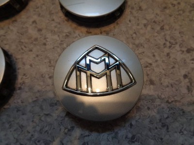 JDM Genuine Maybach wheel center caps silver 4-piece set wheel emblem (No Tires) - Image 3