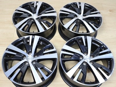 JDM Rare Item Genuine PEUGEOT 5008 7.5J +49 18in PCD108 4-Wheel Set Part Nu (No Tires)