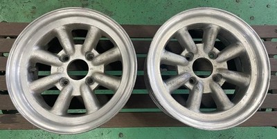 JDM RSWatanabe 14-inch 6.5j 4H 114.3 typeB +14.5? 2-Wheel Set (No Tires)
