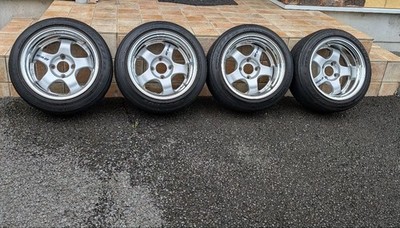 JDM WORK MSTER 15x8.5J PCD114.3 -5 (No Tires)