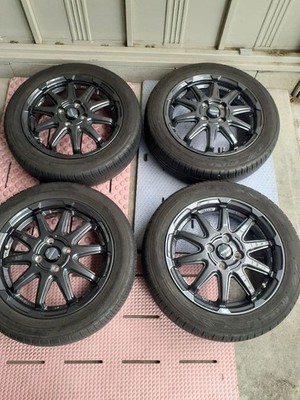 JDM Kyoho 15-inch wheels with Dunlop 165/60r15 tires 4-pack set (No Tires)