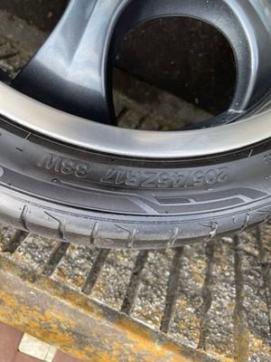 JDM Euro Heart V-Line 4-Wheel Set Deep Rim Excellent Condition WORK SSR (No Tires) - Image 4