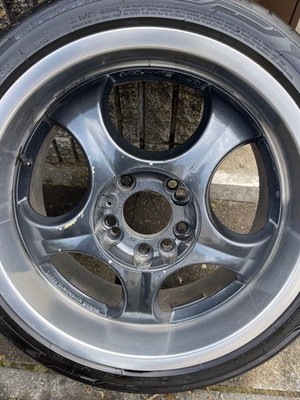 JDM Euro Heart V-Line 4-Wheel Set Deep Rim Excellent Condition WORK SSR (No Tires) - Image 5