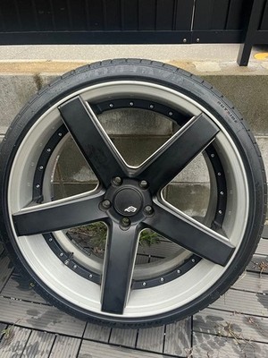 JDM Fukuoka RAYS Rays BLACKFLEET V205 black Fleet 20-inch (No Tires) - Image 5