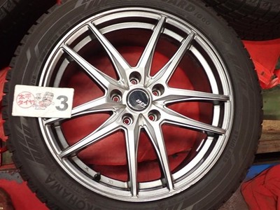 JDM 4-Wheel Set SETYokohama IceGUARD 6 iG60 245/45R18 100Q 5W Spoke Type Alum (No Tires) - Image 8