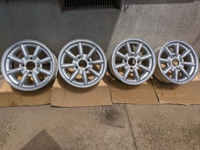 JDM Watanabe wheels used for older cars 14x6.0J 4-Wheel Set size. (No Tires)