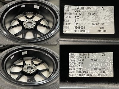 JDM TRIANGLE 275/35R20 245/40R20 Summer Tires WALD ILLIMA I11-C 20x8.5J (No Tires) - Image 8