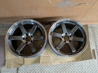 JDM TE37SL 10J+20 18114.3 5h GTR Size Silvia Doriketsu RAYS Volk Racin (No Tires)