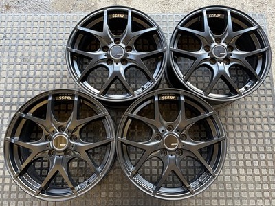 JDM Popular mat black postage SSR GTV03 7J+50 PCD114.3 Stepwagon Civic (No Tires)