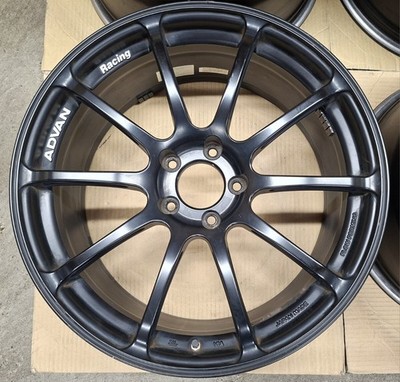 JDM Yokohama Advan Racing RS Wheels 4-Wheel Set 19x8.5J 114.3 ADVAN Subaru ST (No Tires) - Image 3