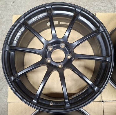JDM Yokohama Advan Racing RS Wheels 4-Wheel Set 19x8.5J 114.3 ADVAN Subaru ST (No Tires) - Image 4
